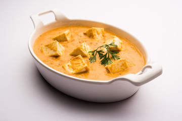 Paneer Korma, Kurma or Quorma is a popular Indian main course recipe made using cottage cheese with curry made of curd, coconut and cashew nuts