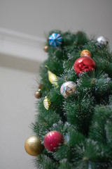 christmas decoration on tree