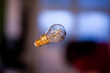 Levitating light bulb