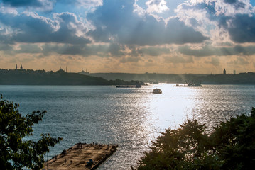 Istanbul, Turkey, 11 June 2006: City Lines Ferry, Uskudar.