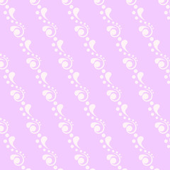 Seamless wallpaper pattern. fabric texture, background floral vector