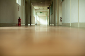 学校　廊下