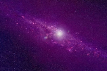 A beautiful galaxy in deep space. Background texture. Elements of this image were furnished by NASA.
