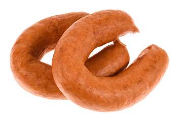sausage isolated on white background