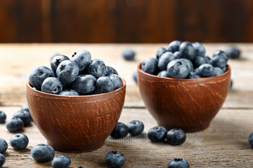 singing blueberries in a plate