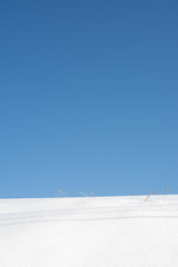 雪原と青空