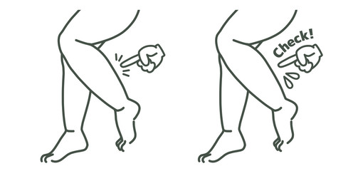 太い脚-ふくらはぎ-チェック