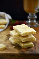 Shortbread and coffee