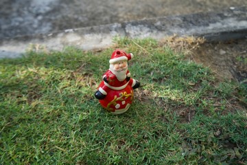 santa claus in the forest