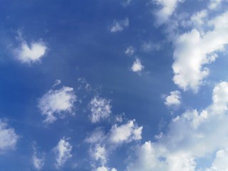 Natural images of clouds and summer skies