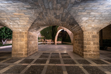 Fototapeta premium La Seu, gotycka średniowieczna katedra w Palma de Mallorca, Hiszpania