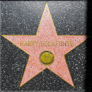 Harry Belafonte's star on Hollywood Walk of Fame