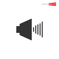 Speaker Icon Design Vector Template