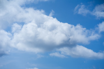 Naklejka na ściany i meble Abstracts background, Full frame of blue sky and cloud.