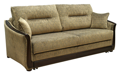 Sofa isolated on white background. Including clipping path