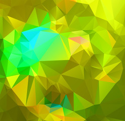 Abstract multicolor emerald green background. Vector polygonal design illustrator