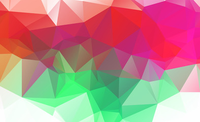 Colorful gradient mosaic background. Geometric triangle, mosaic, abstract background. Mosaic, color background. Mosaic texture