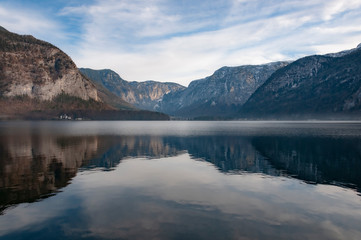 Hallstatter lake in Austrian Tirol
