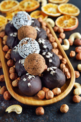 Diet vegan truffles