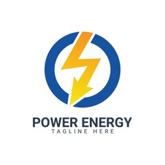 Power Energy Logo Design Element