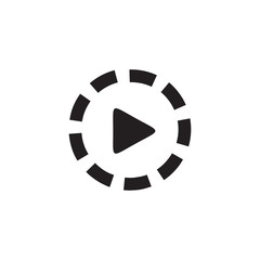 Film or movie maker company logo design vector template