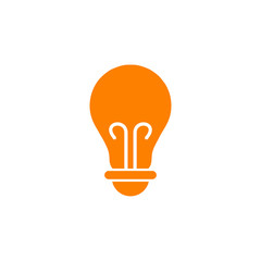 Bulb lamp logo design inspiration vector template