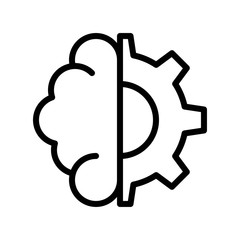vector, Artificial related line design icon