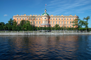 Mikhailovsky or Engineer castle of Paul I. St. Petersburg.