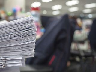  many jobs waiting to be done on the table, busy concept