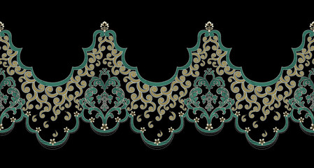 Decorative elegant luxury design.Vintage elements in baroque, rococo style.Design for cover, fabric, textile, wrapping paper .