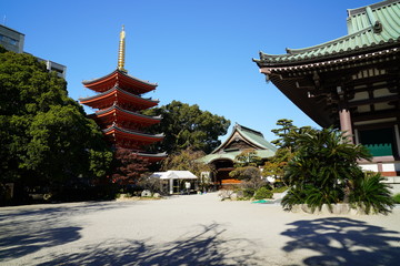 東長寺　紅葉　福岡市博多区