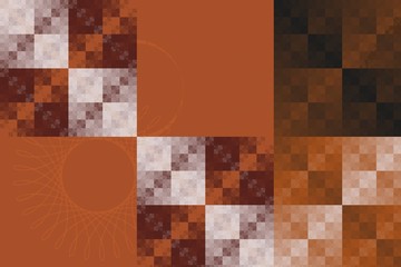 sfondo marrone riquadri geometrici