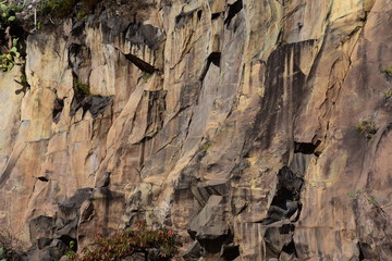 Beautiful stone cliff