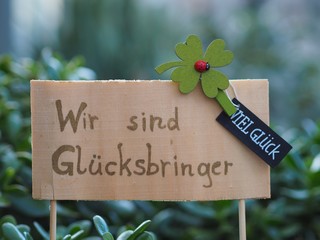 Kleeblatt - Viel Glück im Neuen Jahr