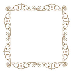 シックなフレーム　アンティーク、シック、コ