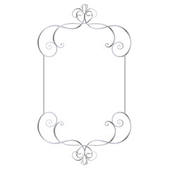 ゴージャスな銀フレーム　アンティーク、シック、コピースペース、ラグジュアリー、ビンテージ、