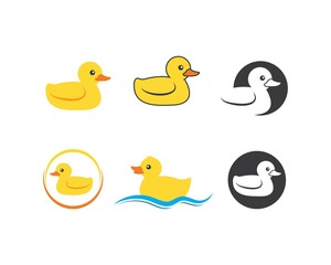 duck  vector icon illustration design