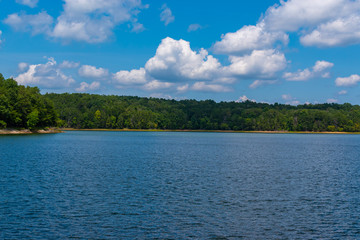 lake and blue sky