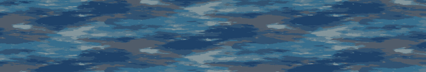 Fototapeta na wymiar Blue Night Sky Web Banner