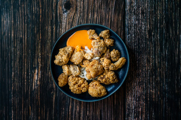 Karaage Japanese Styled Fried Chicken with Sauce / Karaagedon.