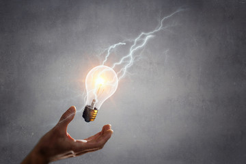 Concept of new ideas and innovation