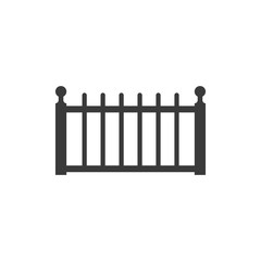 Fence icon vector symbol logo illustration EPS 10