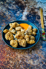 Karaage Japanese Styled Fried Chicken with Sauce / Karaagedon.