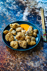 Karaage Japanese Styled Fried Chicken with Sauce / Karaagedon.