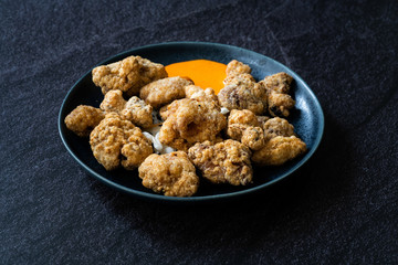 Karaage Japanese Styled Fried Chicken with Sauce / Karaagedon.