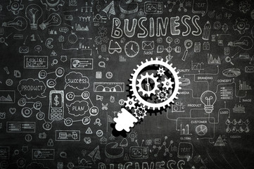 Working mechanism concept . Mixed media