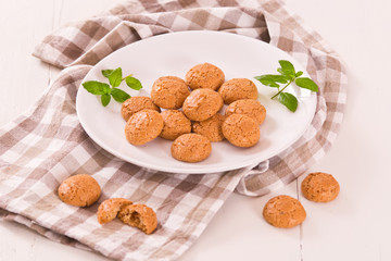Amaretti cookies.