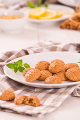 Amaretti cookies.