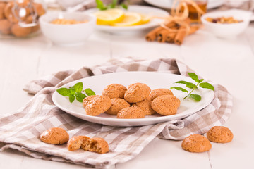 Amaretti cookies.
