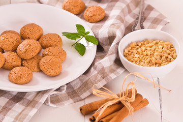 Amaretti cookies.
